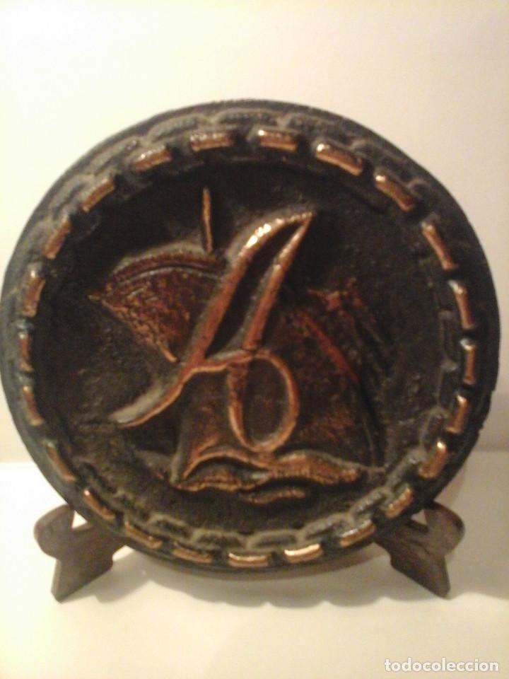 Trofeos y medallas: Medallon JUNTA DEL PUERTO Y RIA DE AVILES. - Foto 2