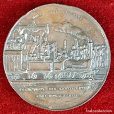 Trofeos y medallas: MEDALLA DE BRONCE. INAUGURACIÓN DEL FERROCARRIL DE MATARO. 1848.