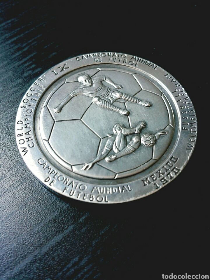 Moneda Plata Conmemorativa Ix Campeonato Mundia - Comprar Trofeos Y ...