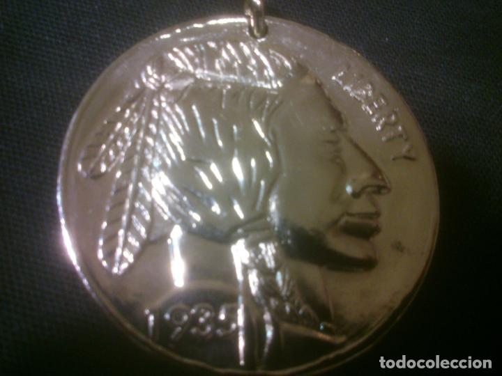 Trofeos y medallas: Indio y bufalo. EE.UU. 1935 liberty five cents. - Foto 3