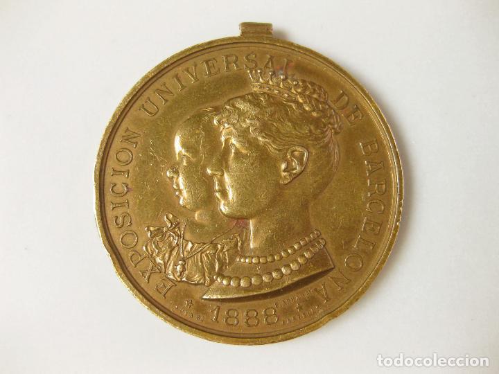 Trofeos y medallas: MEDALLA DE LA EXPOSICI&Oacute;N UNIVERSAL DE BARCELONA DE 1888 - Foto 1