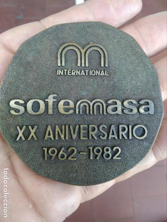 Trofeos y medallas: Placa bronce SOFEMASA - Foto 2