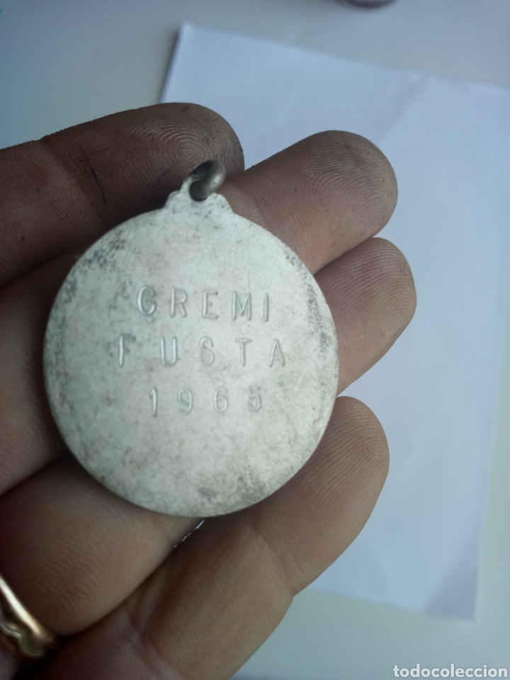 Trofeos y medallas: MEDALLA GREMI FUSTA 1965 - Foto 2