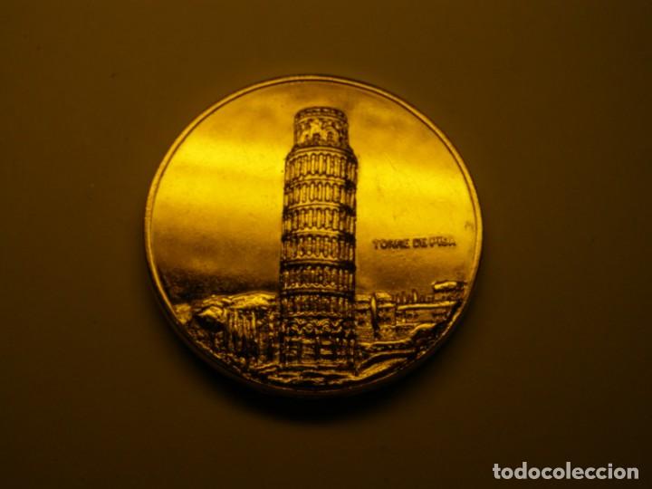 Trofeos y medallas: Medalla Italia, Torre de Pisa. - Foto 1