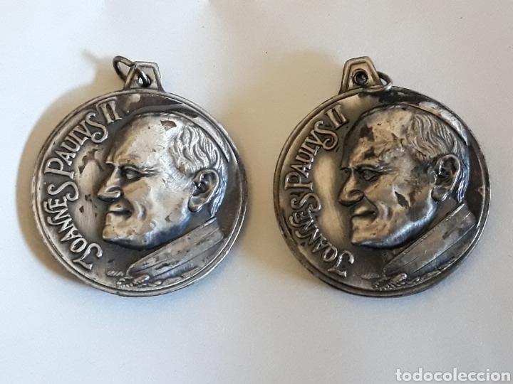 Trofeos y medallas: 2 llaveros joannes paulus II - Foto 1