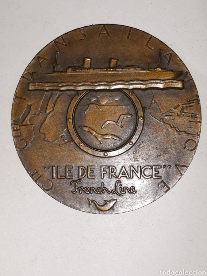 Trofeos y medallas: Medalla compagnie generale transatlantique - Foto 2