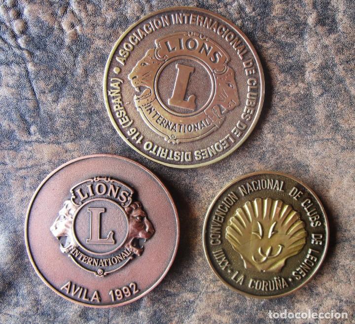 lote 3 medallas conmemorativas club de leones - Buy Trophies and  commemorative medals on todocoleccion