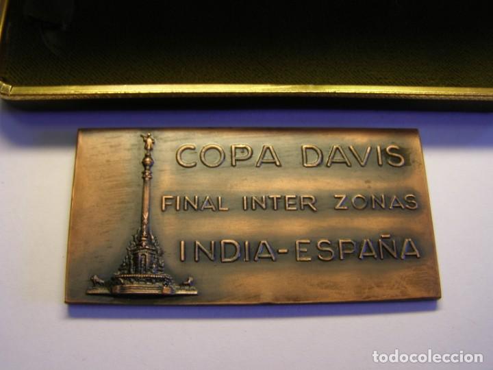 Trofeos y medallas: Medalla Copa Davis, Barcelona, a&ntilde;o 1965. - Foto 2