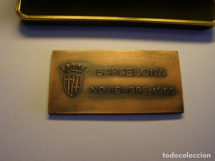 Trofeos y medallas: Medalla Copa Davis, Barcelona, a&ntilde;o 1965. - Foto 3