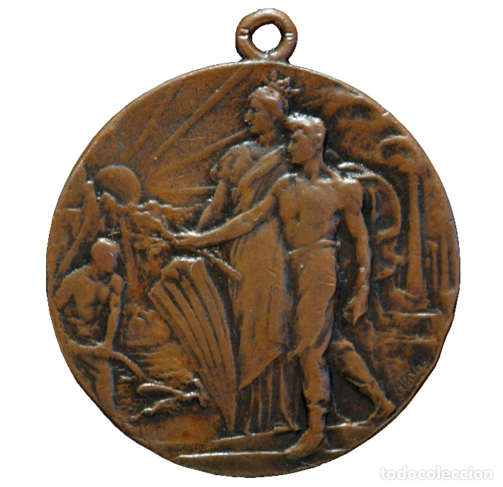 Trofeos y medallas: MEDALLA SOLIDARITAT CATALANA 1906 - Foto 1
