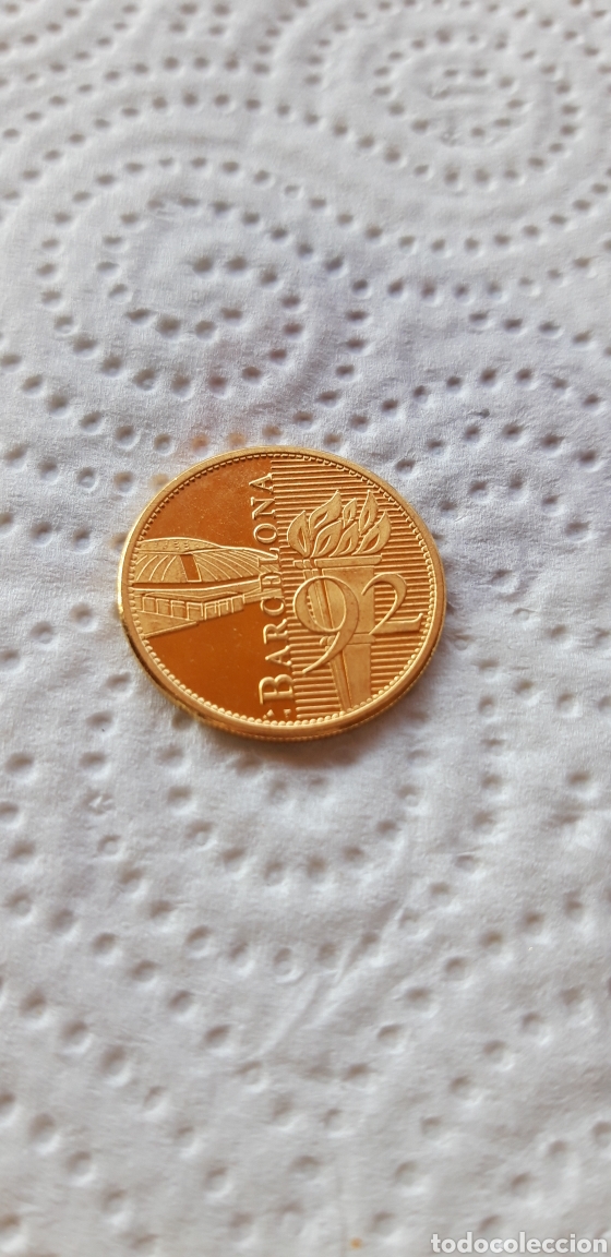 Trofeos y medallas: Moneda juegos olimpicos - Foto 1