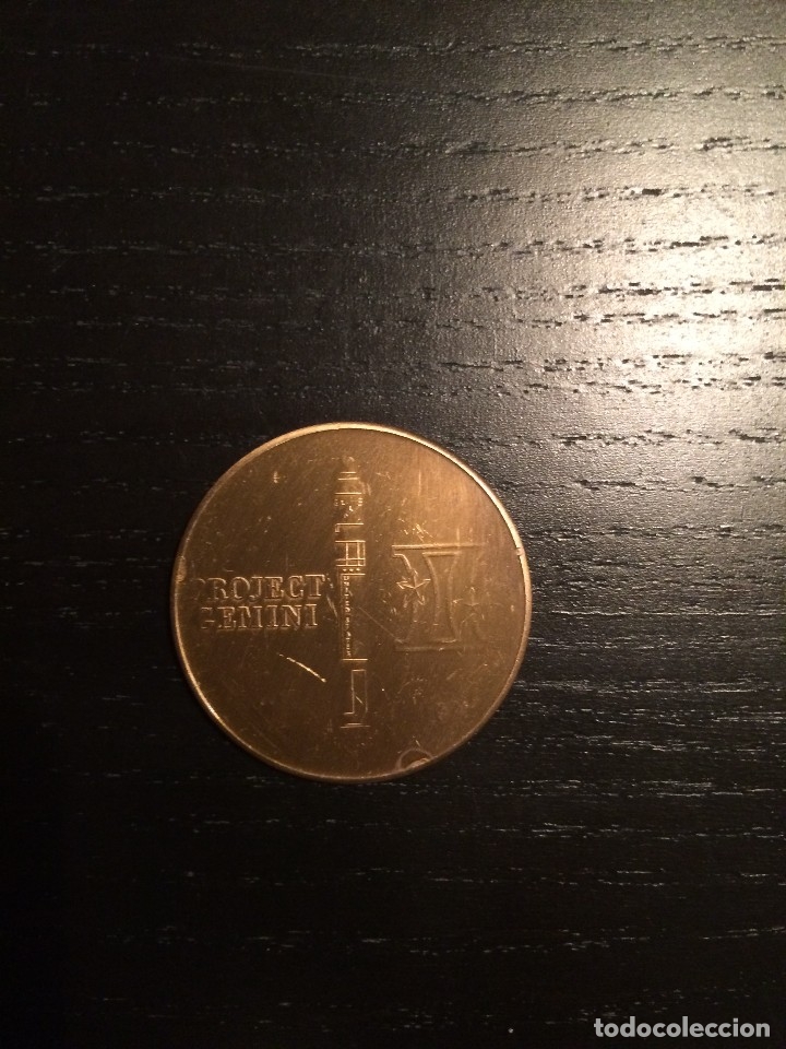 Trofeos y medallas: MONEDA CONMEMORATIVA PROYECTO GEMINIS (PROJECT GEMINI) NASA. - Foto 2