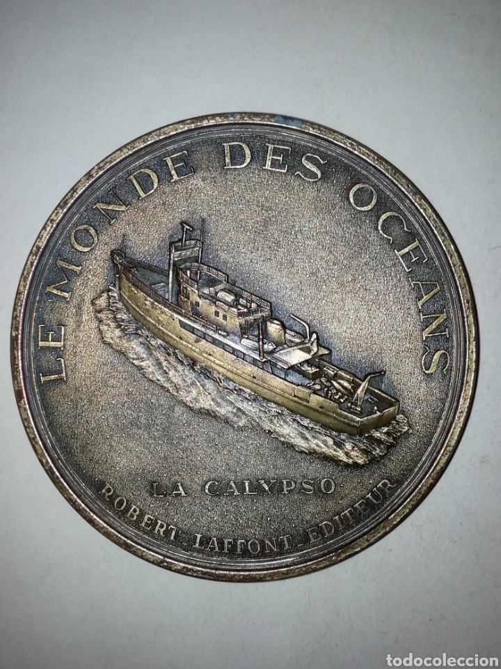 Trofeos y medallas: Medalla Commandant Cousteau, la Calypso R. Duboc - Foto 2