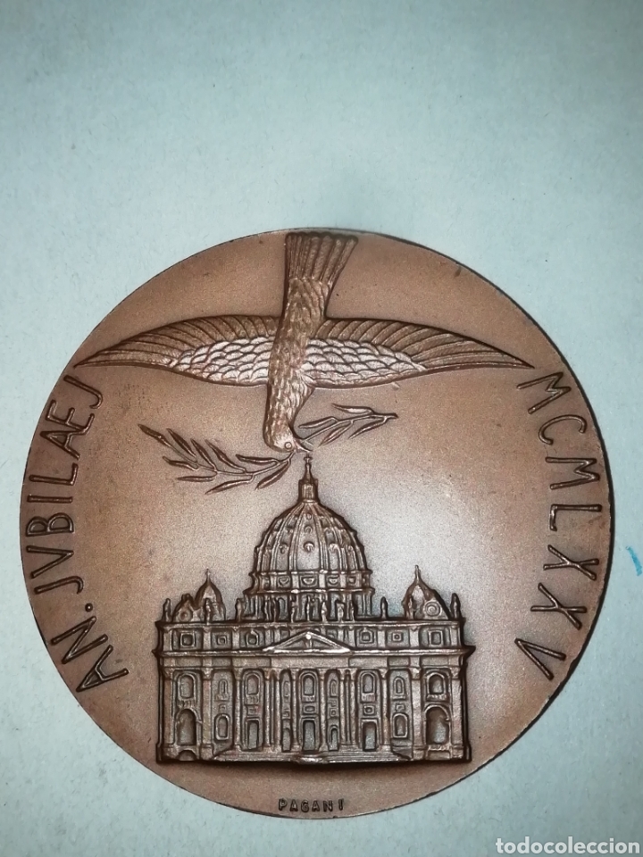 Trofeos y medallas: Medalla Pablo VI pagani 6cm - Foto 2