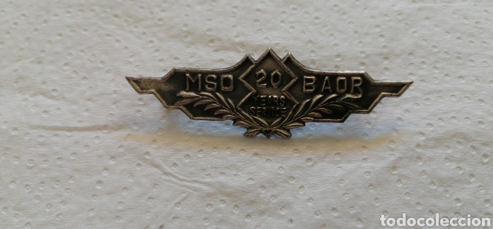 Trofeos y medallas: 20 a&ntilde;os de servicio MSO BAOR. - Foto 3