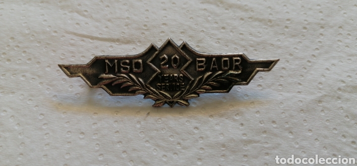 Trofeos y medallas: 20 a&ntilde;os de servicio MSO BAOR. - Foto 1