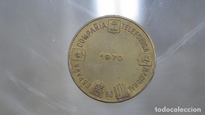 Trofeos y medallas: MEDALLA COMPA&Ntilde;IA TELEFONICA DE ESPA&Ntilde;A. 1970 - Foto 2