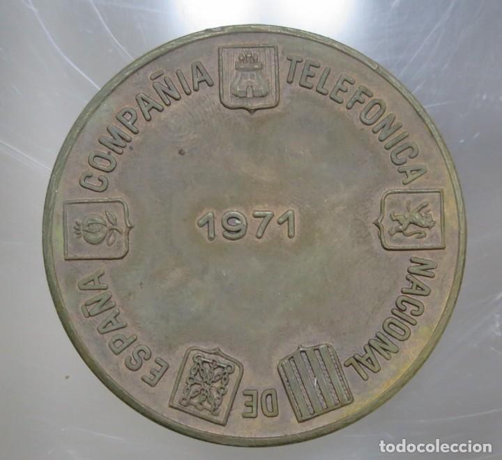 Trofeos y medallas: MEDALLA COMPA&Ntilde;IA TELEFONICA DE ESPA&Ntilde;A. 1971 - Foto 1