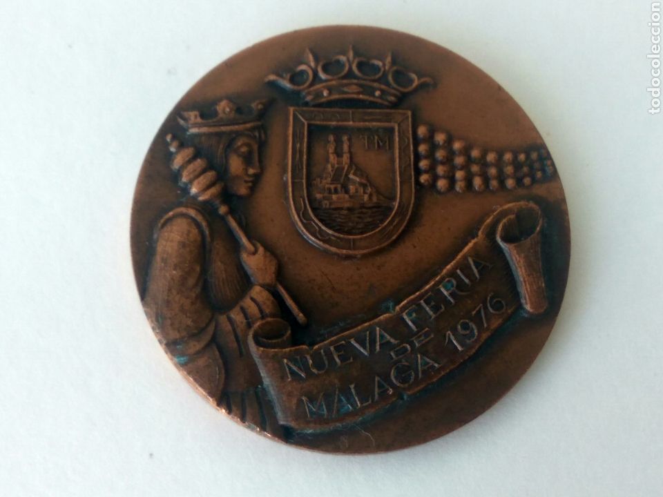 Trofeos y medallas: MEDALLA DE LA NUEVA FERIA M&Aacute;LAGA 1976 - Foto 1