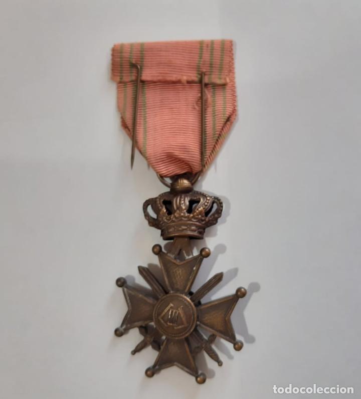 Trofeos y medallas: Medalla Cruz al mérito, I Guerra Mundial (Bélgica) - Foto 2 - 210089220