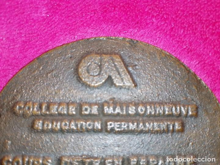 Trofeos y medallas: MEDALLA COLLEGE DE MAISONNEUVE CUENCA 1978 - Foto 3