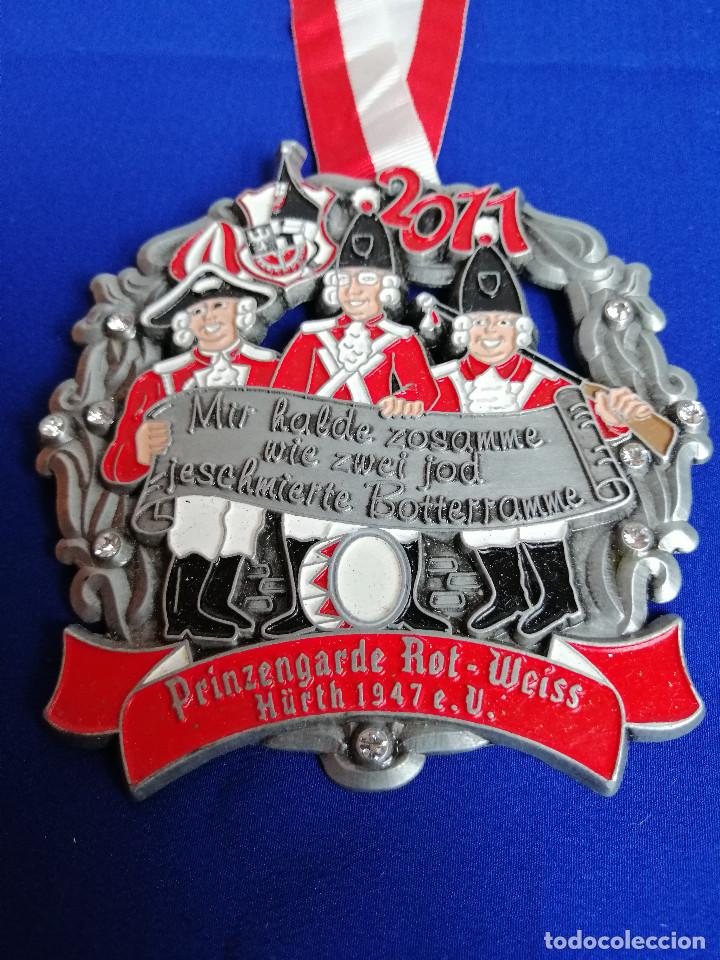 Trofeos y medallas: CARNAVAL ALEMAN( PRINZENGARDE ROT -WEISS) 2011 MEDALLA - Foto 4
