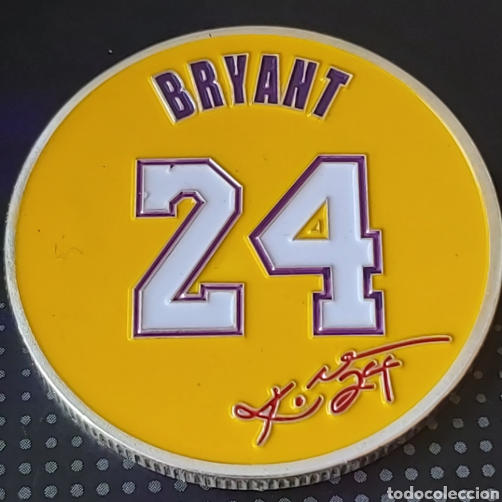 Trofeos y medallas: FABULOSA MONEDA HOMENAJE AL INIGUALABLE KOBE BRYANT - Foto 2