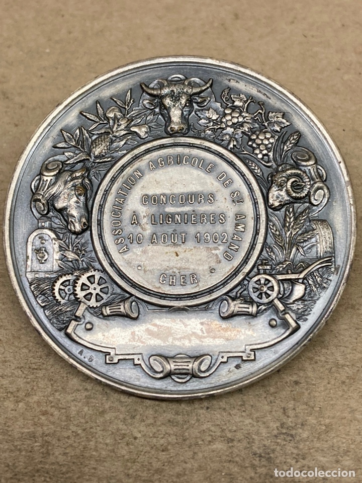 Trofeos y medallas: Medalla Ass Agraria Francia - Foto 2