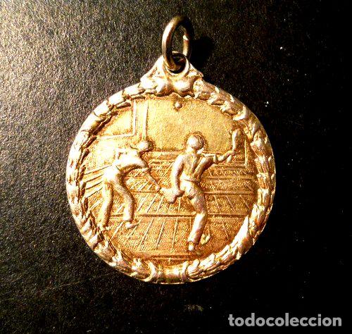 Trofeos y medallas: medalla a s y c colegiales 1934 - Foto 1