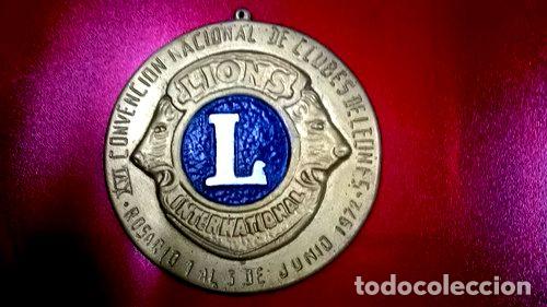 medallon club leones convencion rosario 1972 - Compra venta en todocoleccion