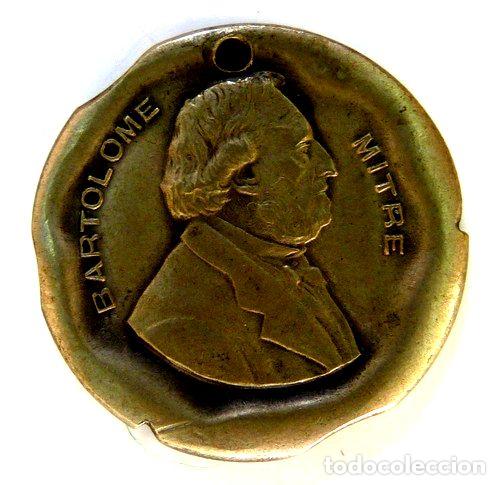 Trofeos y medallas: medalla bartolome mitre 19 enero 1906 4 - Foto 1