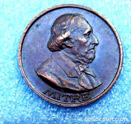 Trofeos y medallas: medalla de bartolome mitre 1901 - Foto 1
