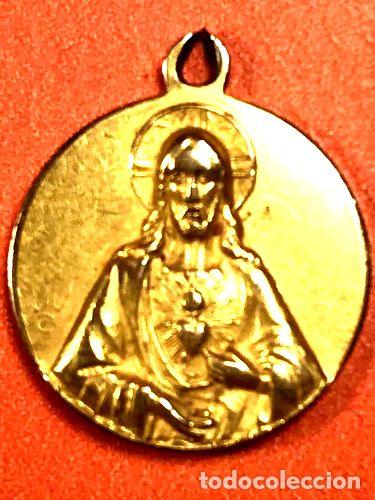 Trofeos y medallas: medalla religiosa sagrado corazon 766 - Foto 1