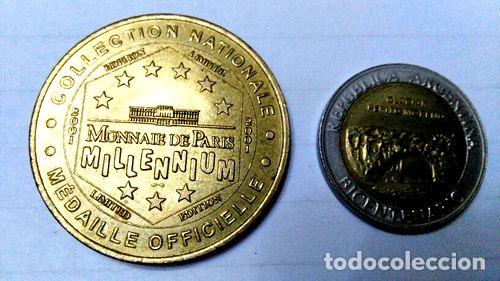 Trofeos y medallas: ficha medalla notre dame paris 2001 - Foto 1