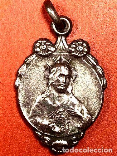 Trofeos y medallas: medalla religiosa sagrado corazon 838 - Foto 1