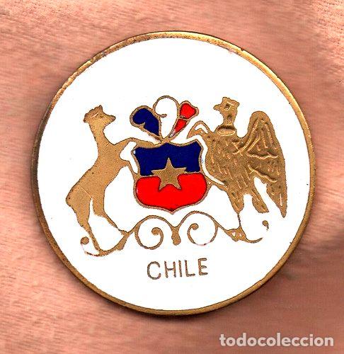 Trofeos y medallas: medalla placa de chile esmaltada - Foto 1