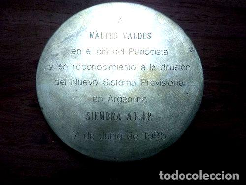 Trofeos y medallas: medalla monumento ciudadano joaquin suarez 1896 - Foto 1