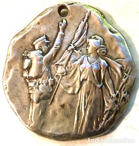 Trofeos y medallas: medalla juramento a la bandera conscriptos clase 1882 1904 - Foto 1