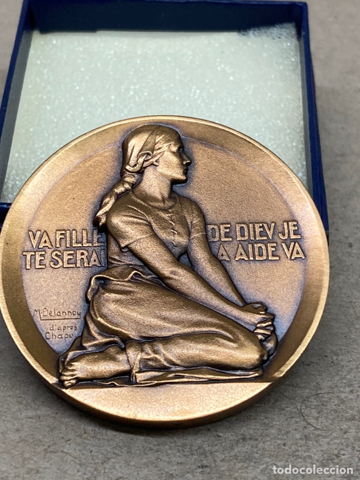 Trofeos y medallas: Medall&oacute;n dedicado a Juana de Arco. - Foto 1