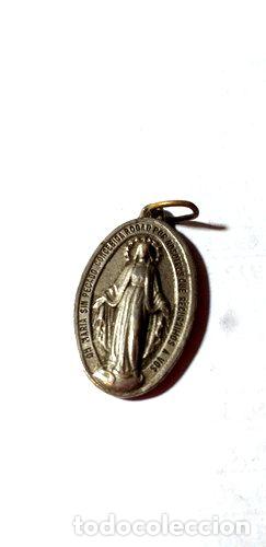 Trofeos y medallas: antigua medalla de la virgen maria - Foto 1