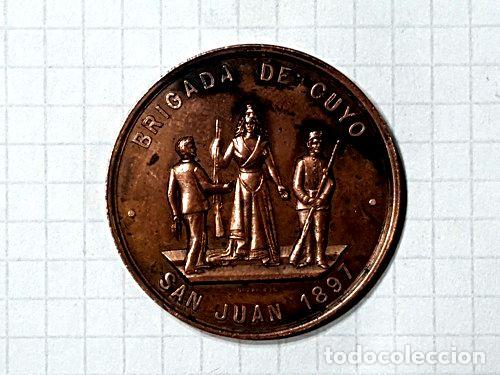 Trofeos y medallas: medalla brigada de cuyo conscripcion del ejercito 1895 206 - Foto 1