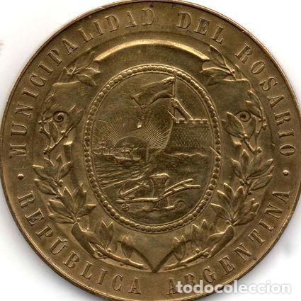 Trofeos y medallas: medalla segundo centenario de rosario 17251925 - Foto 1