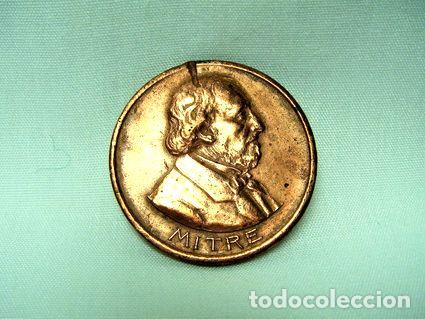 Trofeos y medallas: medalla bartolome mitre aniversario 1901 - Foto 1