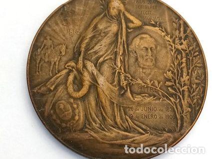 Trofeos y medallas: antigua medalla 1906 mitre - Foto 1