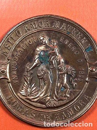Trofeos y medallas: medalla asilo amor maternal 1899 - Foto 1