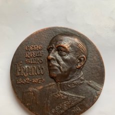 Trofeos y medallas: MEDALLA CONMEMORATIVA MUERTE GENERALÍSIMO FRANCISCO FRANCO. 1892-1975. EICCA.
