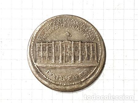 Trofeos y medallas: medalla edificacion escolar provincia buenos aires 1906 233 - Foto 1