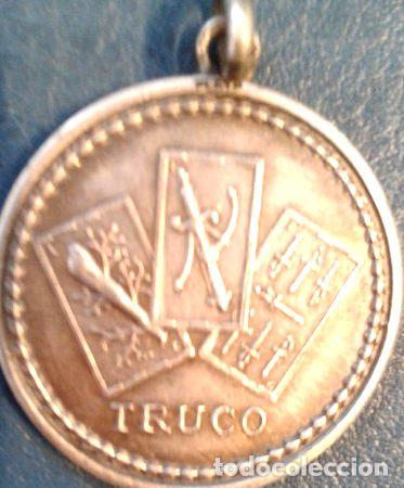 Trof&eacute;us e medalhas: medalla de plata campeonato de truco premio 43