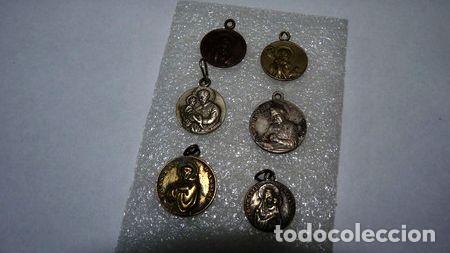 Trofeos y medallas: lote de seis medallas religiosas