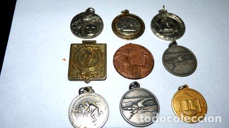 Trofeos y medallas: lote de nueve medallas variadas - Foto 1